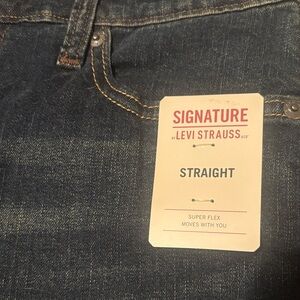 Levi's Signature Men's Straight Jeans - Dark Blue